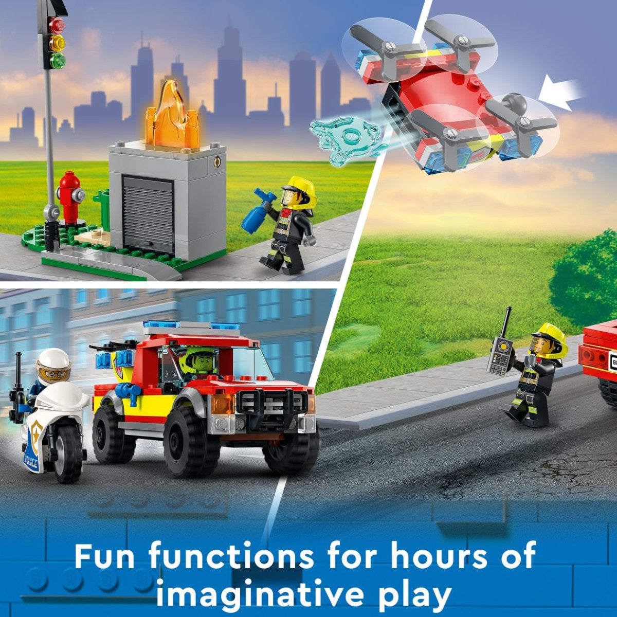 LEGO City Fire Rescue & Police Chase 60319 4