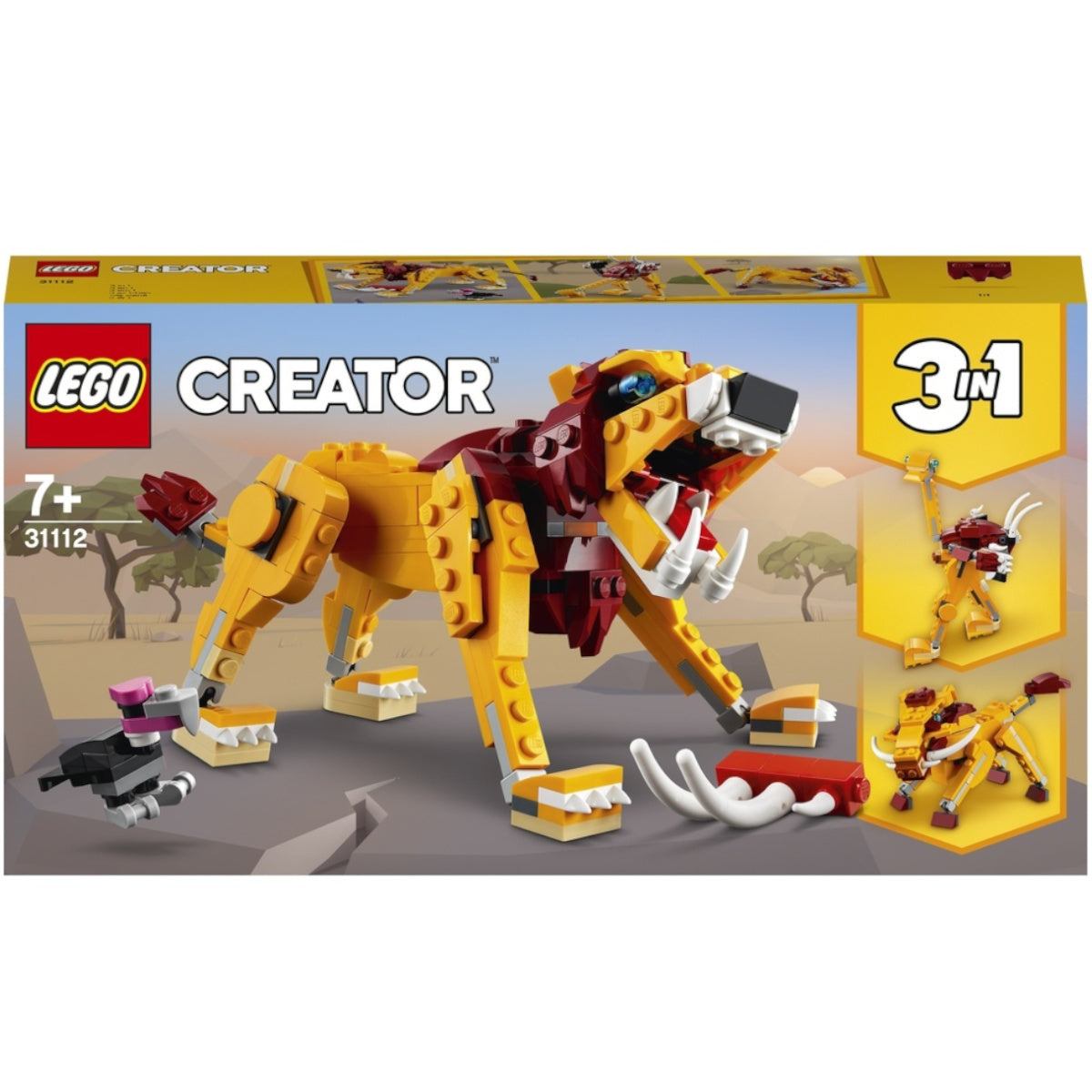 LEGO Creator 3 in 1 Wild Lion 31112