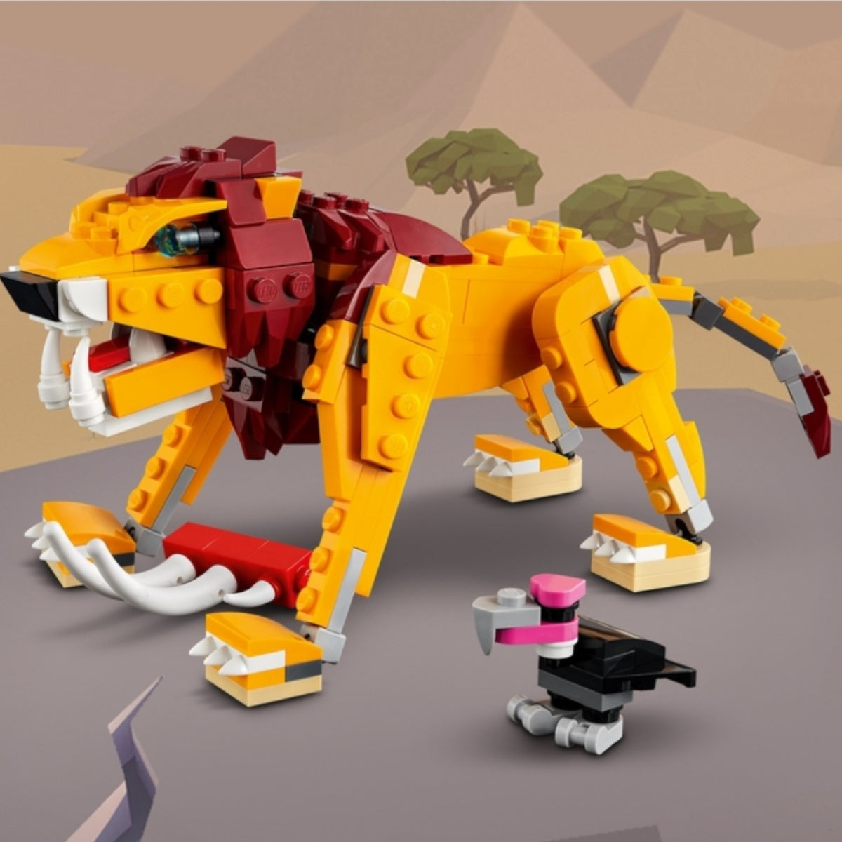 LEGO Creator 3 in 1 Wild Lion 31112 2