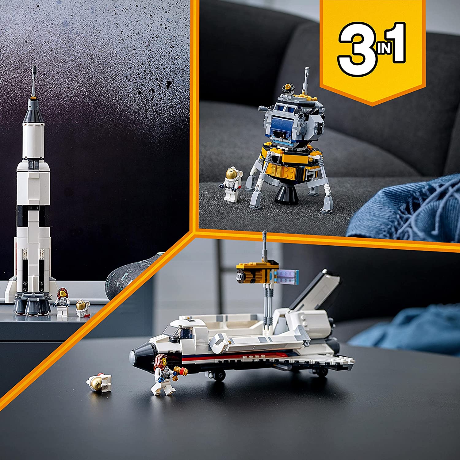 LEGO Creator Space Shuttle Adventure 3 in 1 31117 3