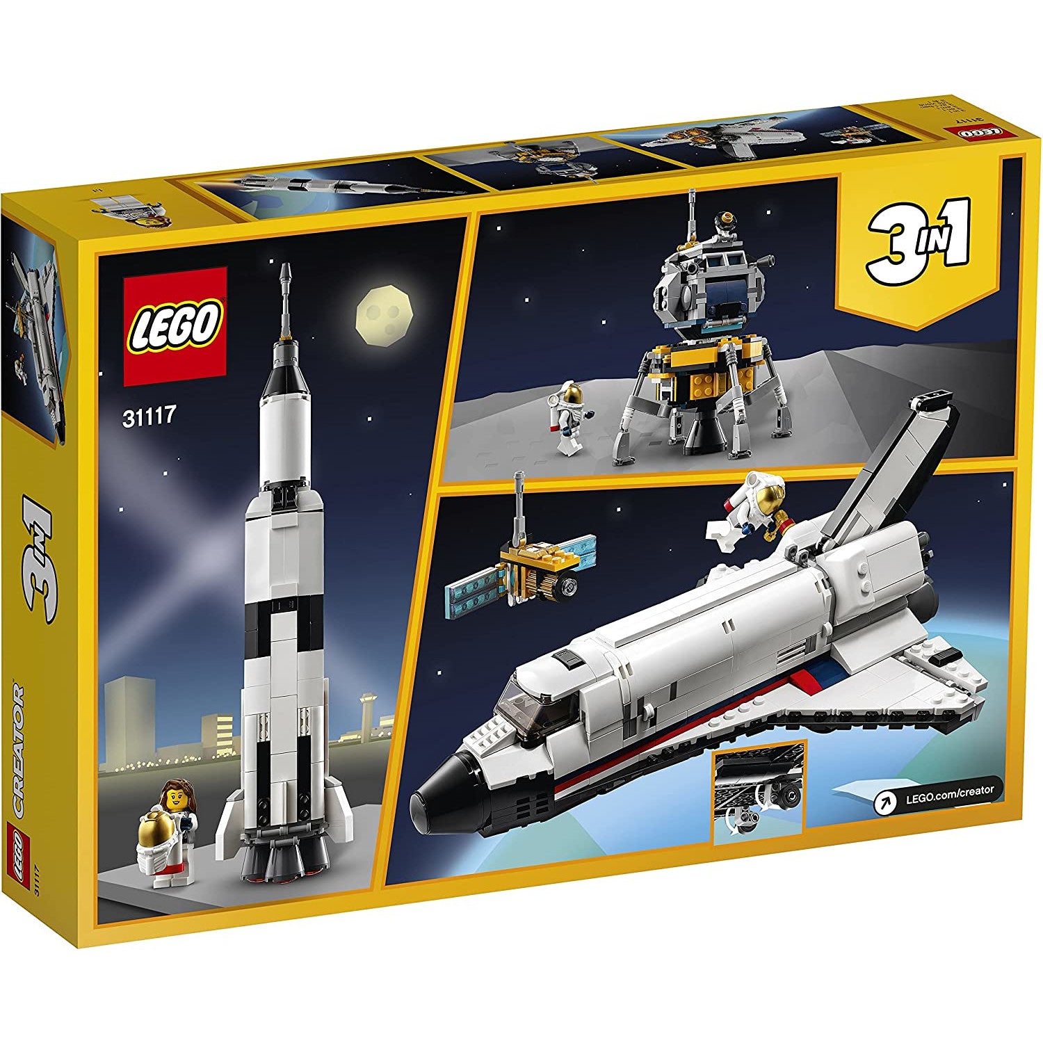 LEGO Creator Space Shuttle Adventure 3 in 1 31117 5