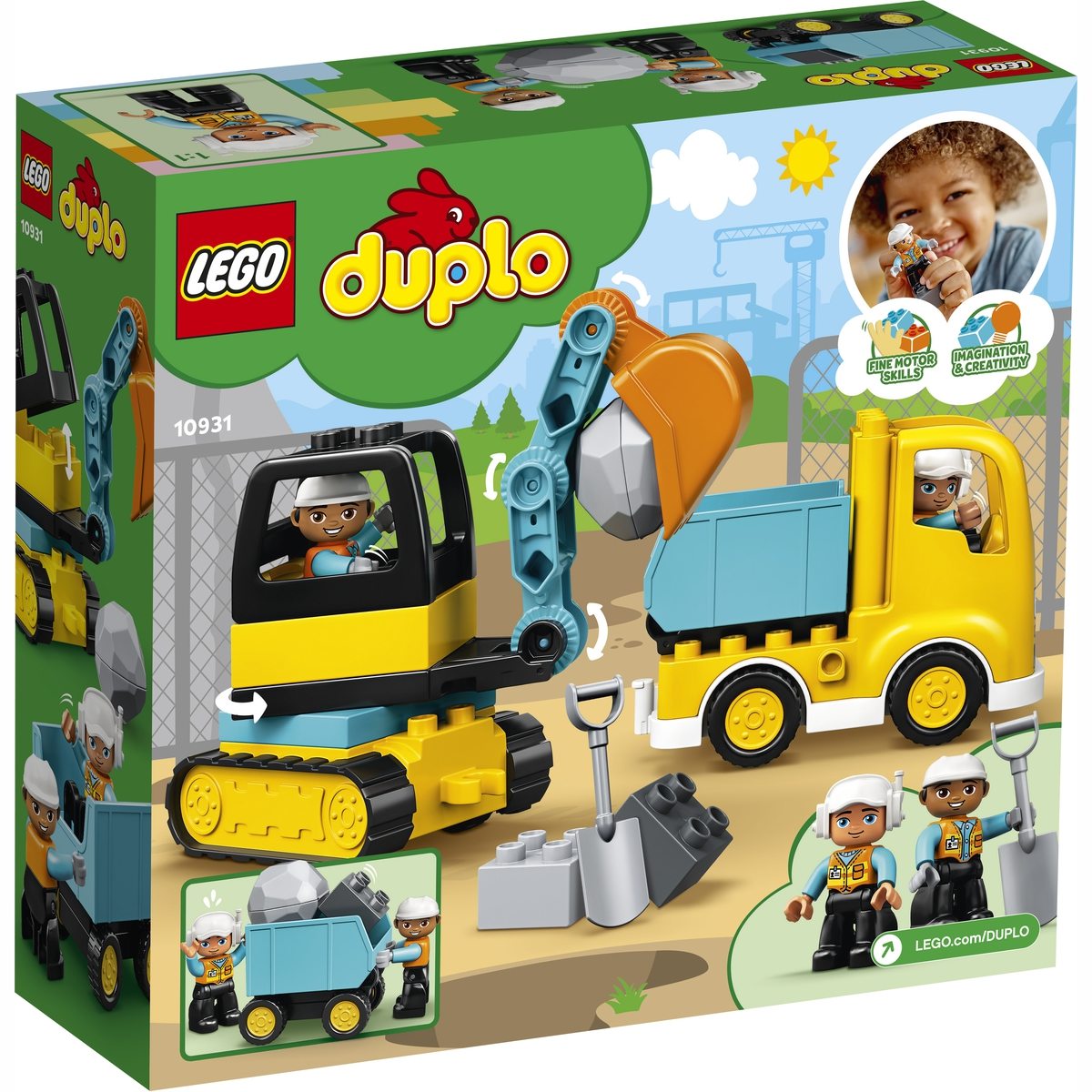 DUPLO by LEGO Truck & Tracked Excavator 10931 2