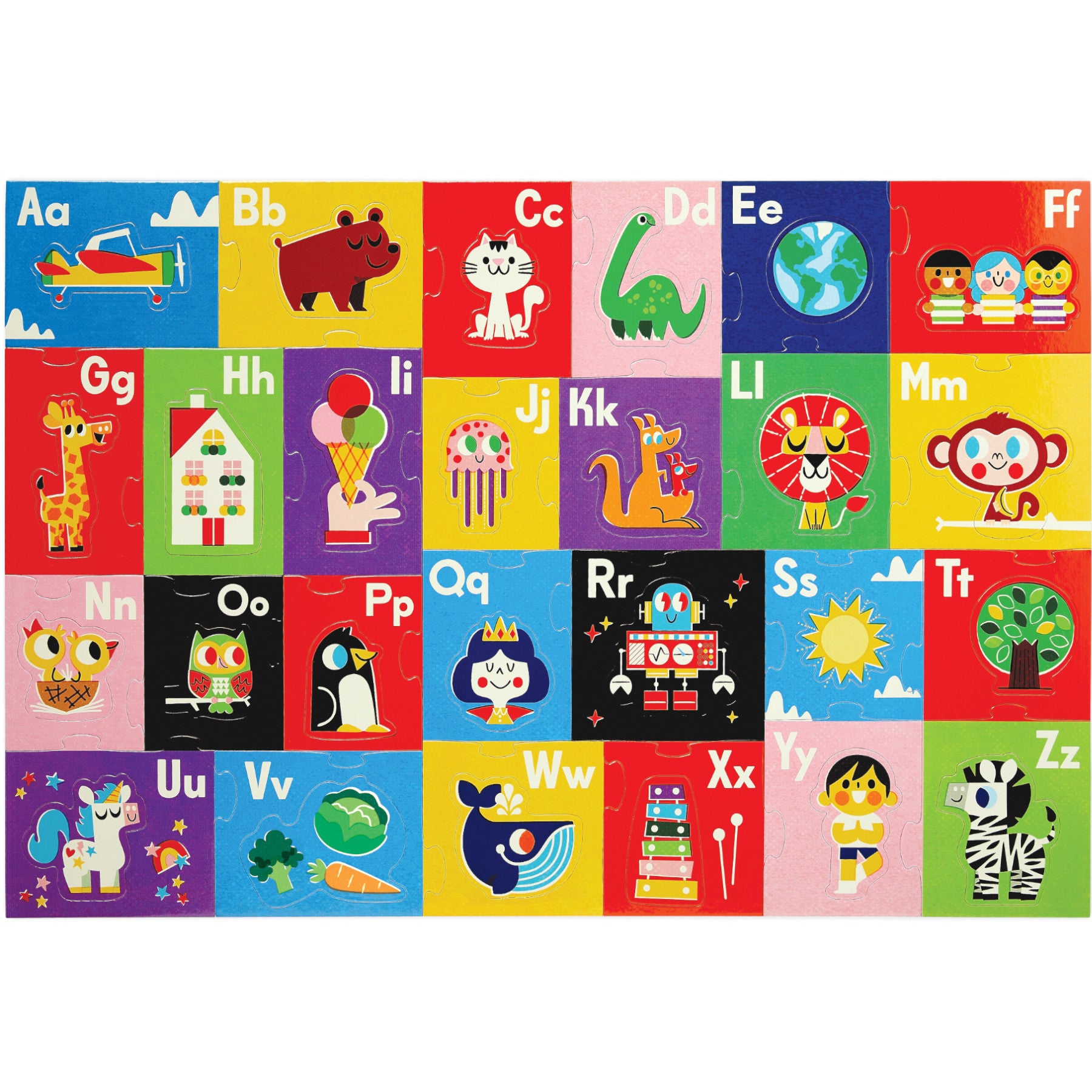 Crocodile Creek Puzzle Kids World ABC Let's Learn 52pc 1