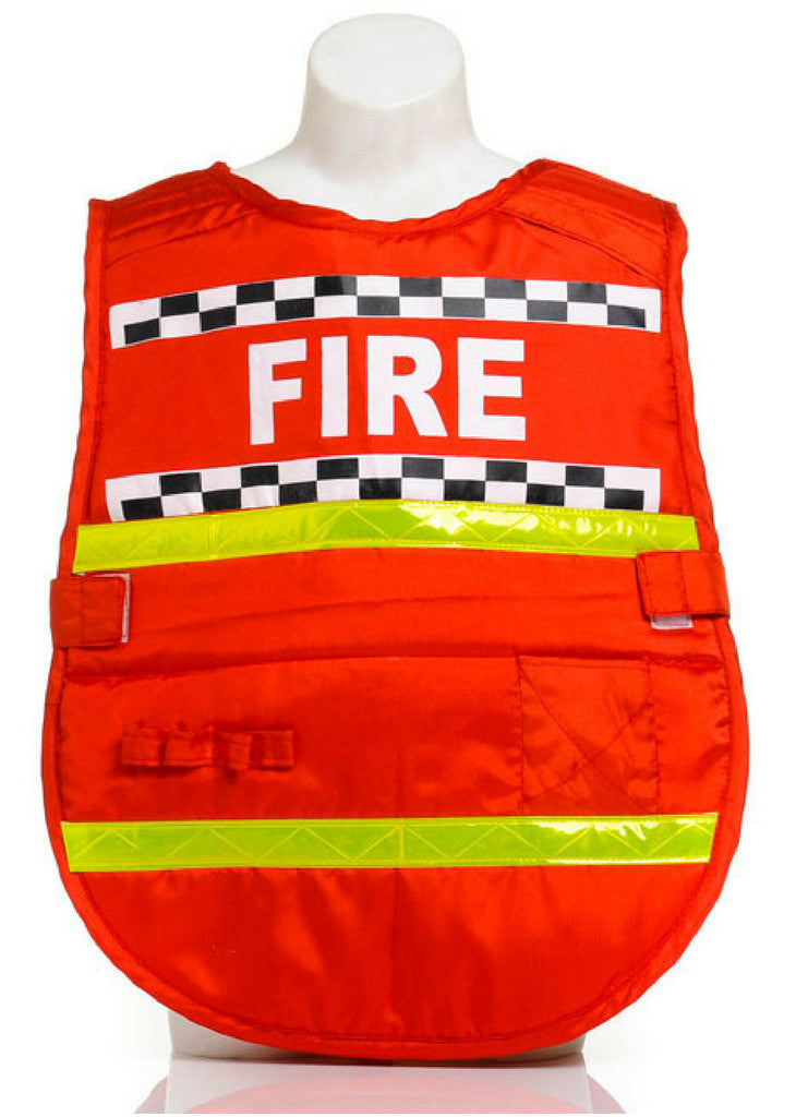 Little Heroes Dress Up Fireman Vest - One Size