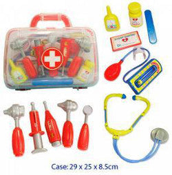 Doctor's Kit Deluxe in Case Medical Kit - K and K Creative Toys
