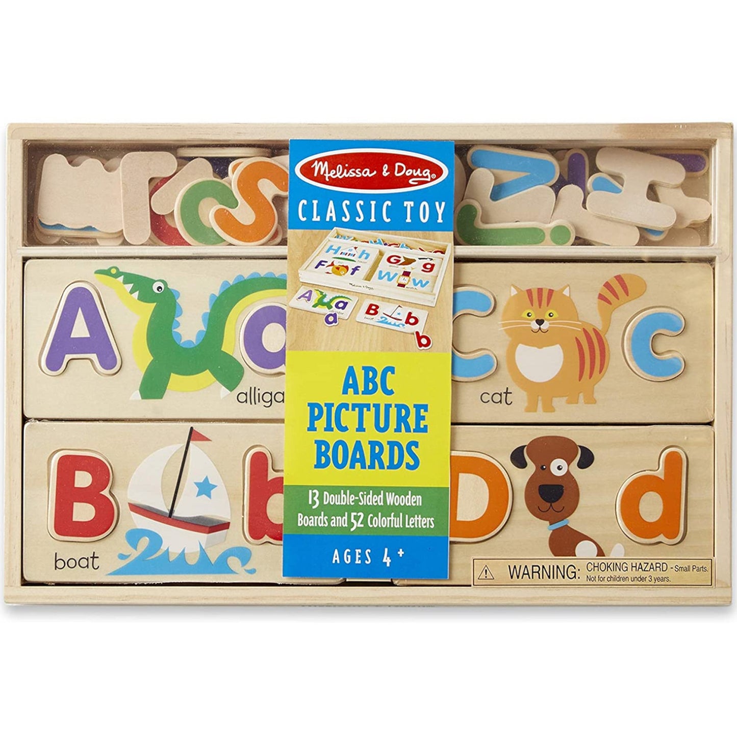 Melissa and Doug Alphabet Picture Boards Wooden
