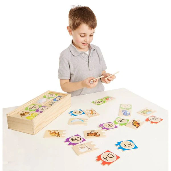 Melissa and Doug Wooden Puzzle Alphabet A-Z