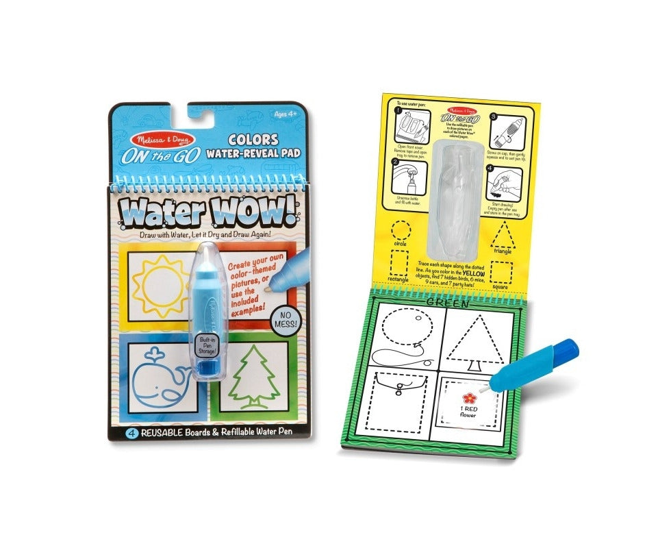 Melissa and Doug Water Wow Colours & Shapes On the Go