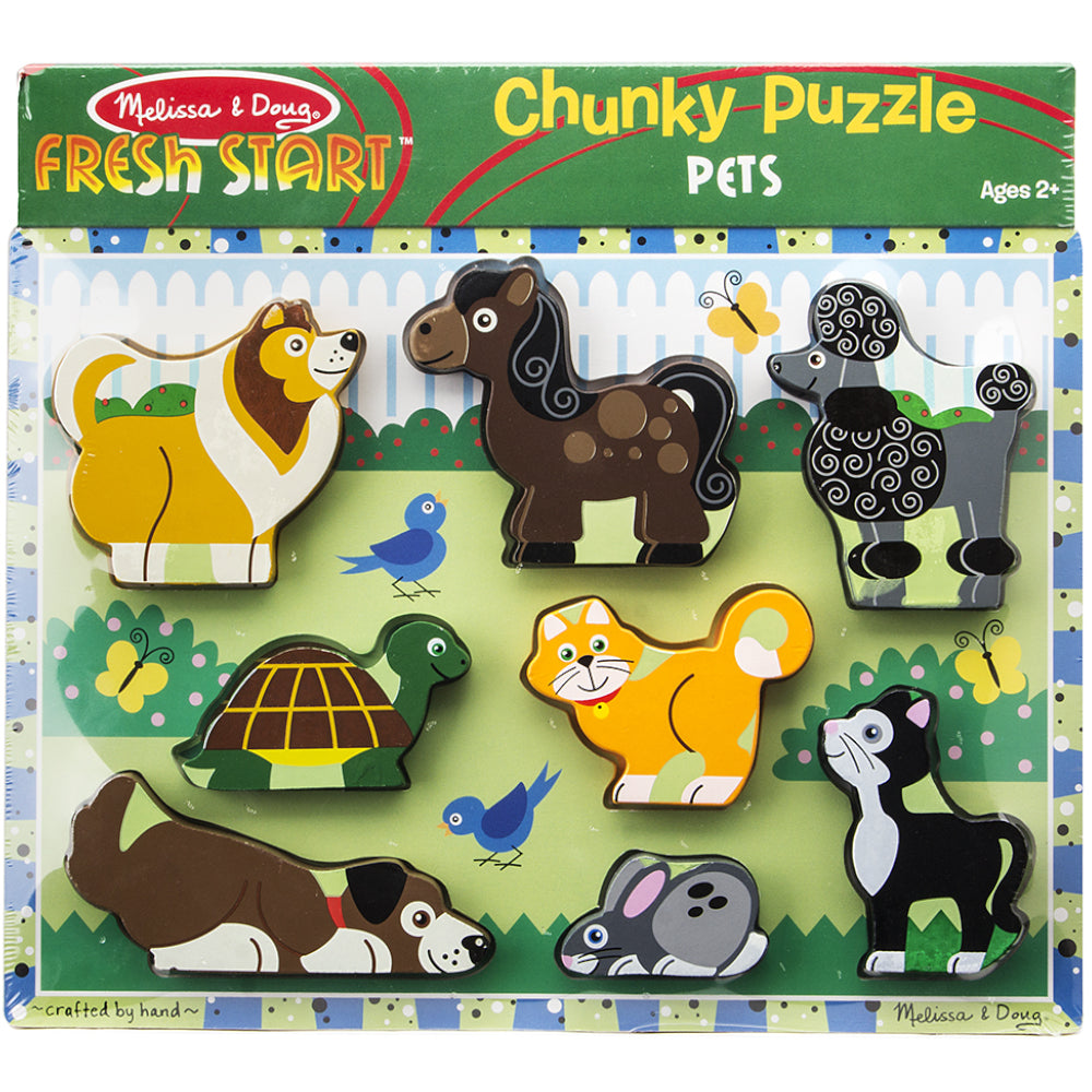 Melissa & Doug Puzzle Chunky Pets Wooden