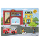 Melissa and Doug Puzzle Around the Fire Station Sound 8pc