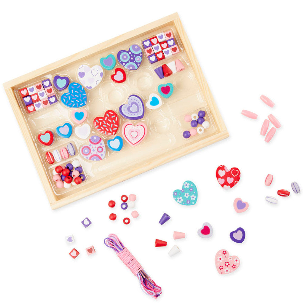 Melissa and Doug Bead Set Sweet Hearts Large 1