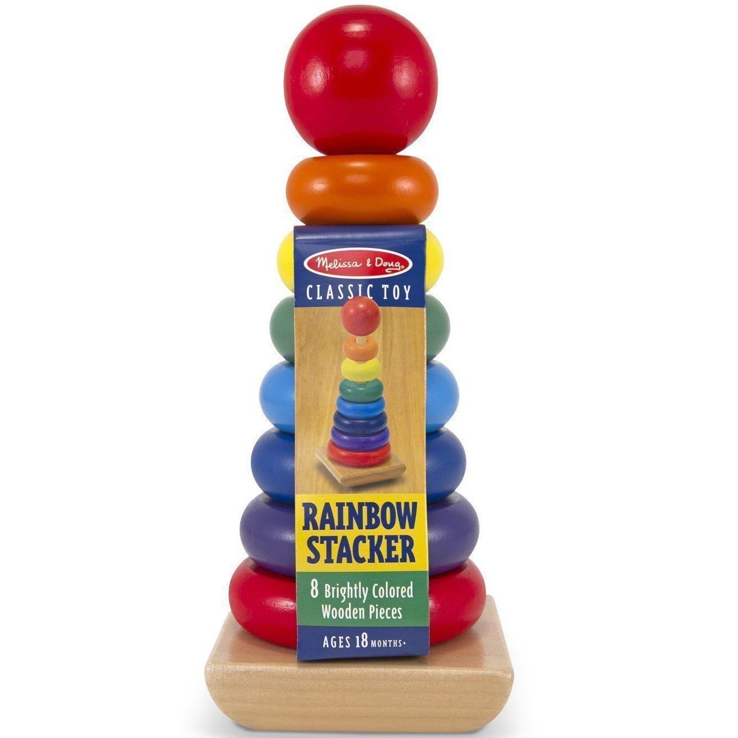 Melissa and Doug Rainbow Stacker Toy