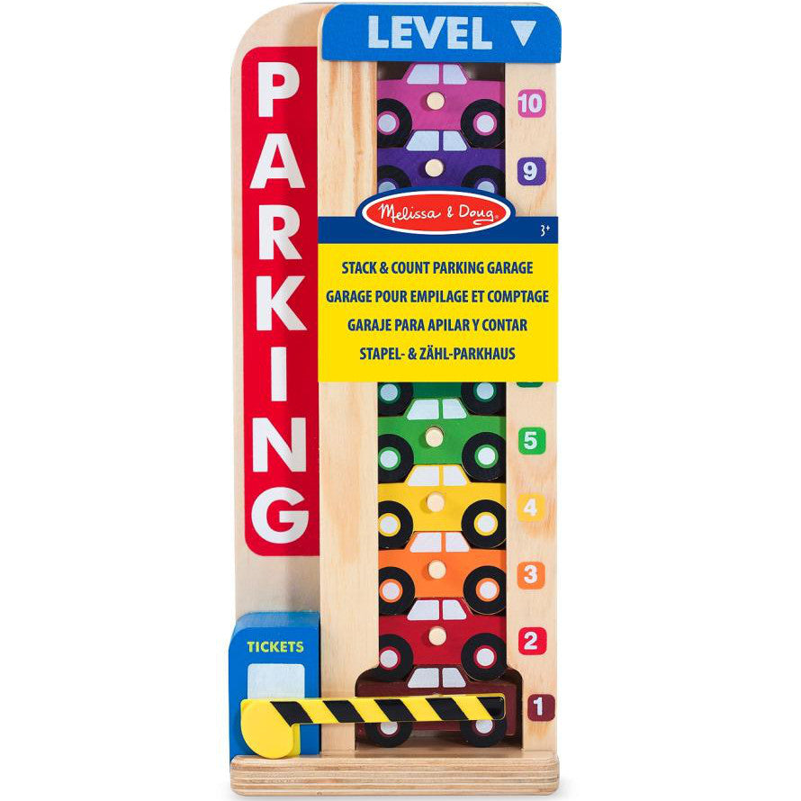Melissa and Doug Stack & Count Parking Garage