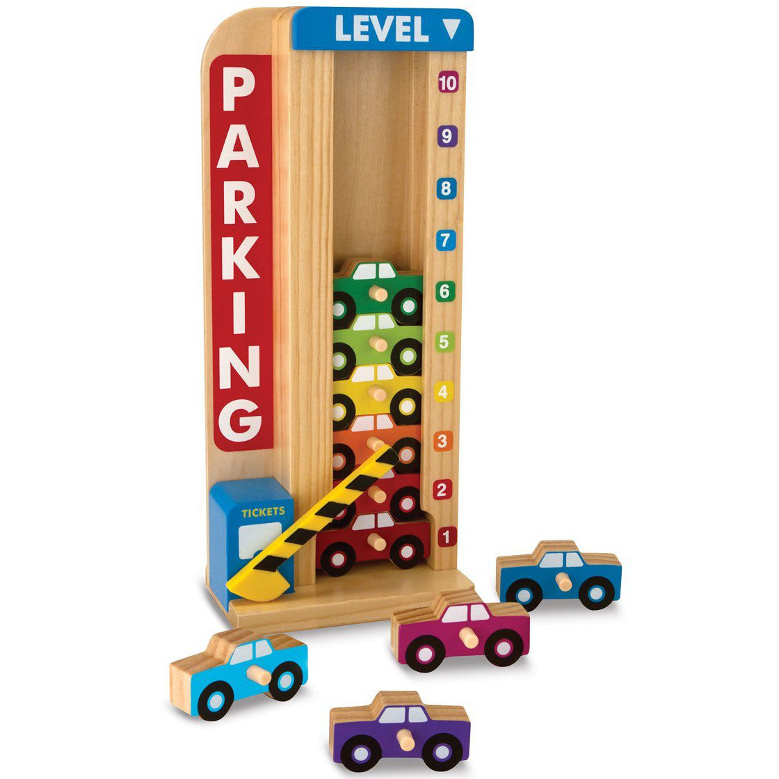 Melissa and Doug Stack & Count Parking Garage 2