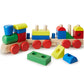 Melissa and Doug Stacking Train Wooden 2