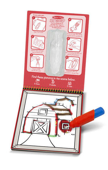 Melissa and Doug Water Wow Farm Connect the Dots On the Go 2