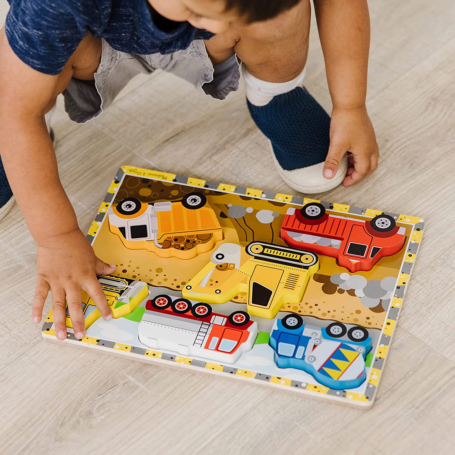 Melissa and Doug Chunky Puzzle Construction 4