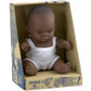 Miniland Doll Boy African 21cm with Underclothes 1