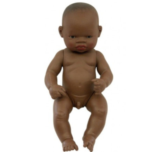 Miniland Doll Boy African 32cm No Clothes 1