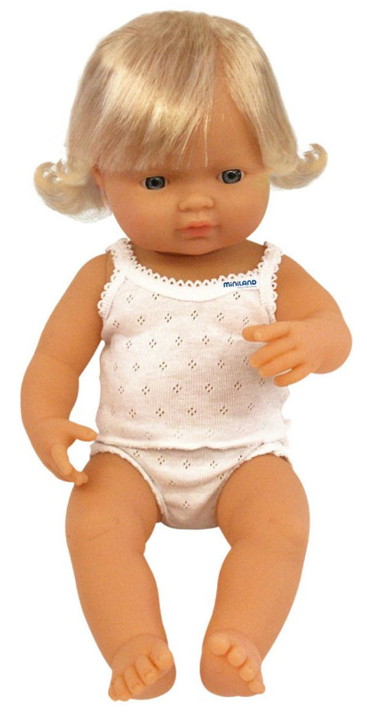 Miniland Doll Caucasian Gir
