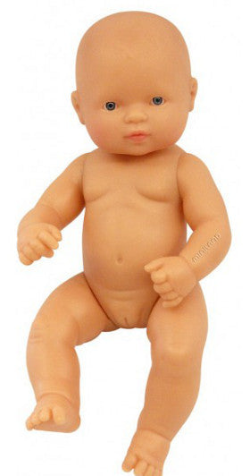 Miniland Doll Caucasian Girl 32cm