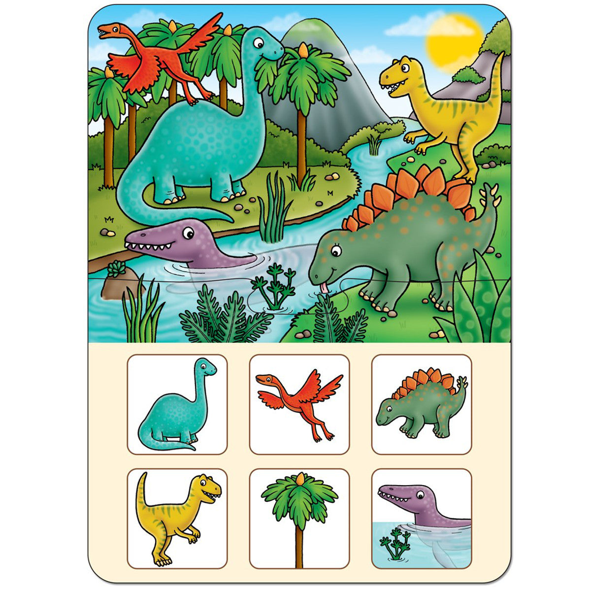 Orchard Toys Dinosaur Lotto Game 2