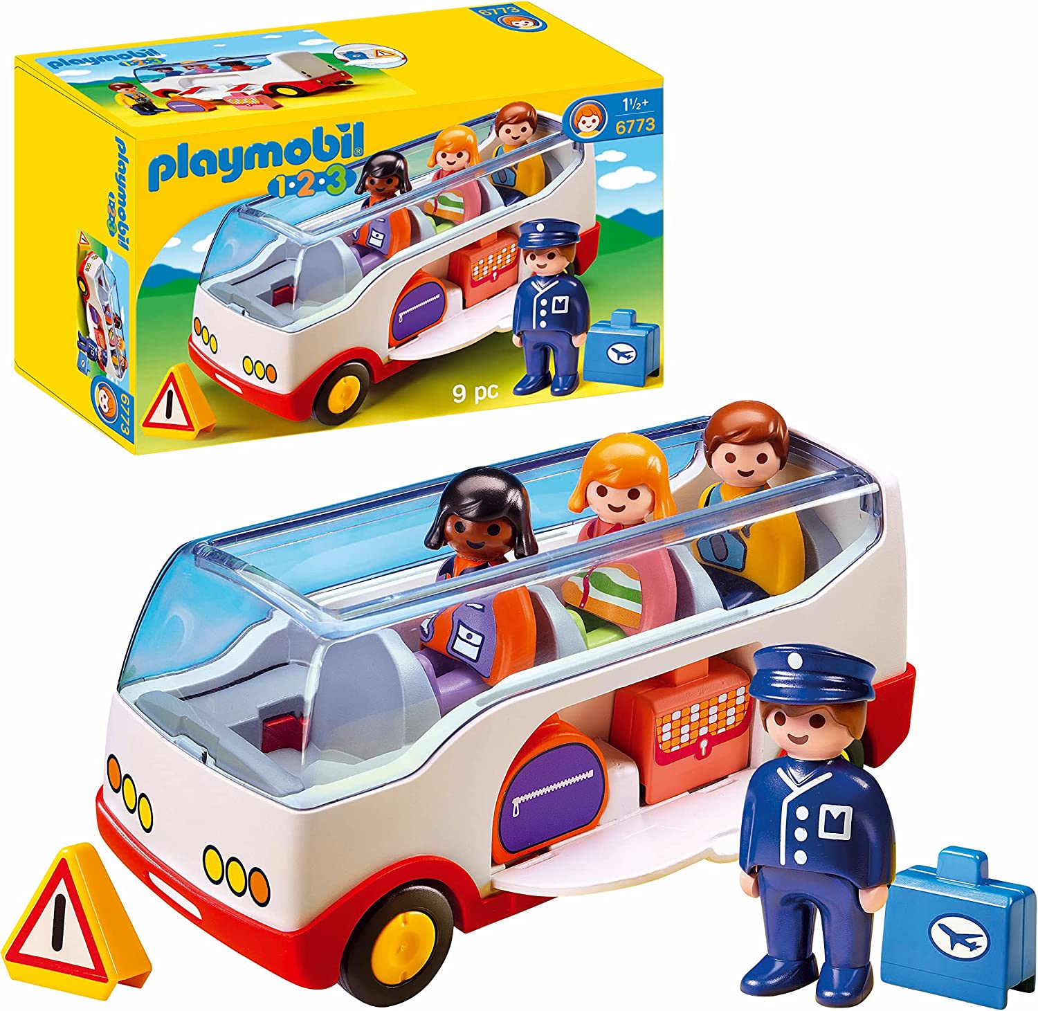 PLAYMOBIL 1.2.3 Airport Shuttle Bus