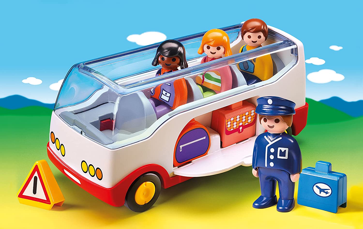 Playmobil 123 Airport Shuttle Bus 6773