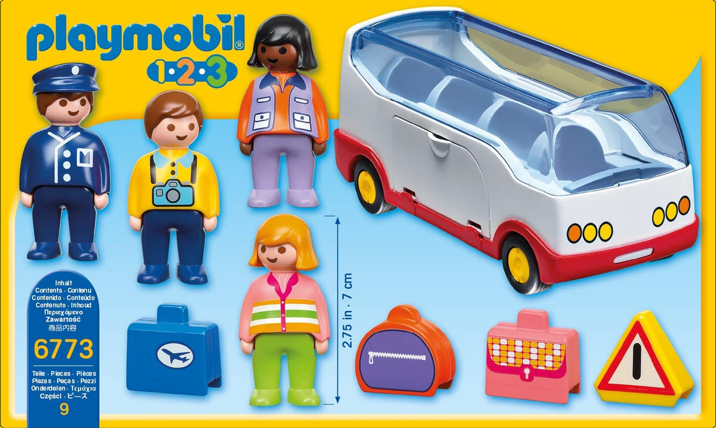 PLAYMOBIL 1.2.3 Airport Shuttle Bus 2