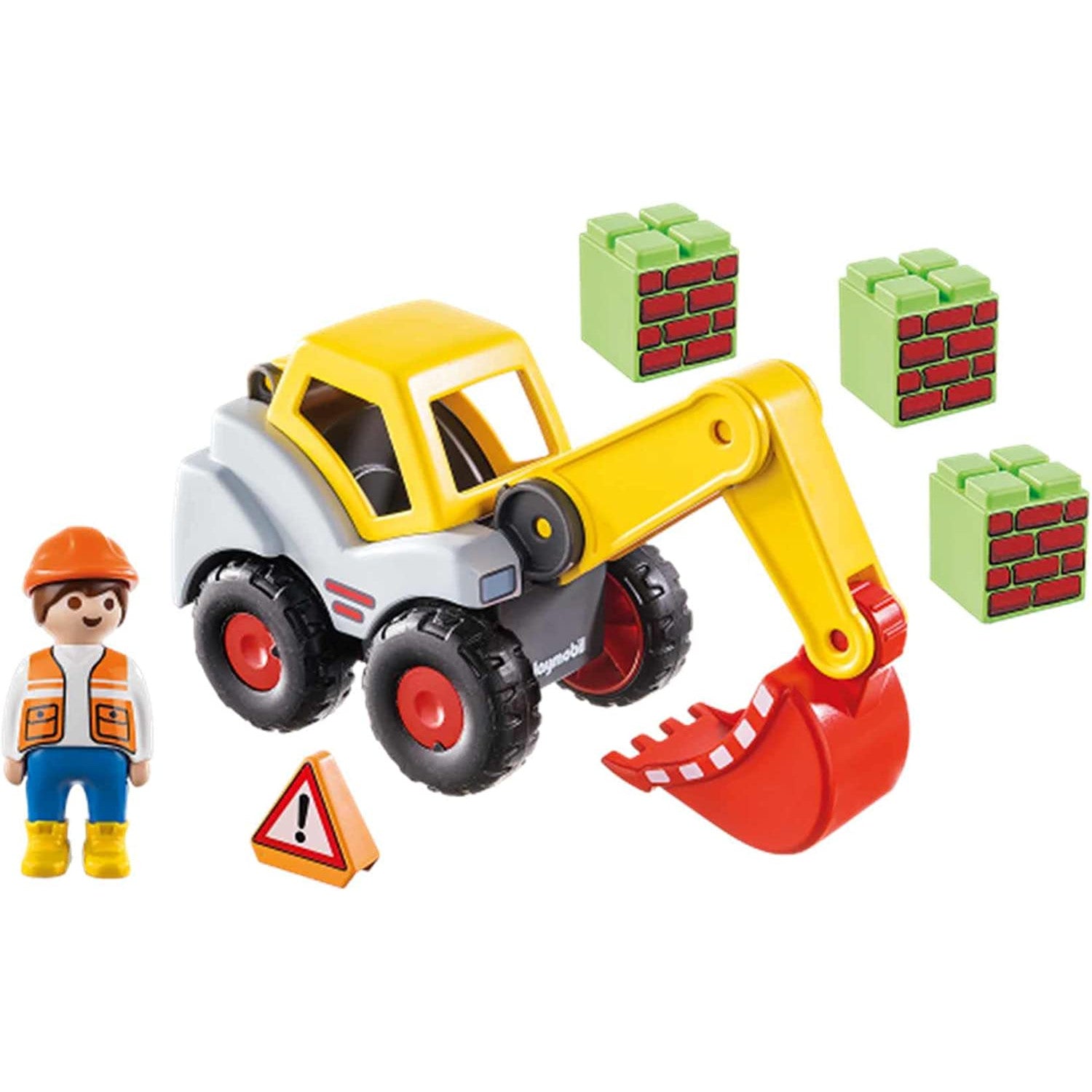 PLAYMOBIL 1.2.3 Shovel Excavator 1
