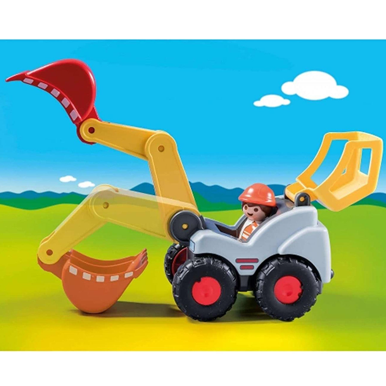 PLAYMOBIL 1.2.3 Shovel Excavator 2