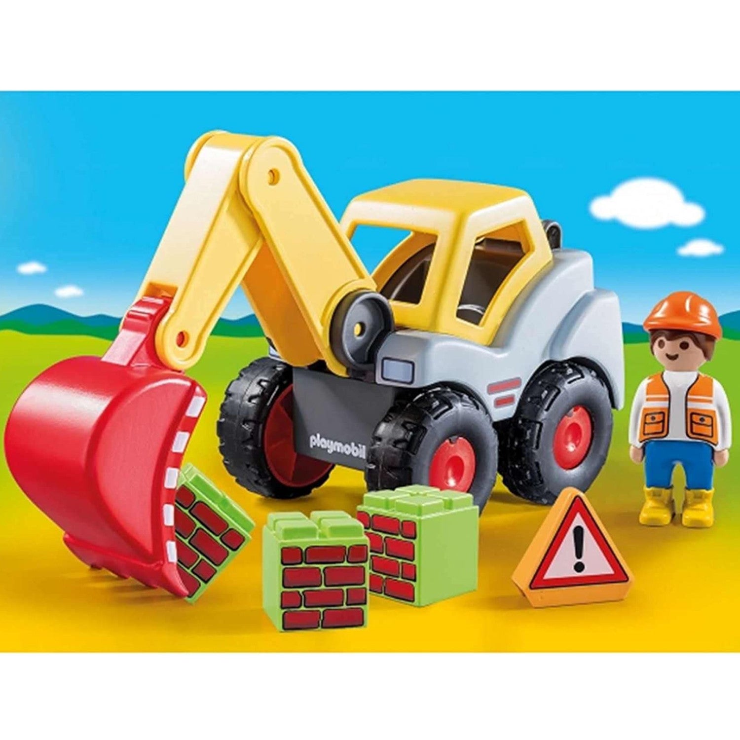 PLAYMOBIL 1.2.3 Shovel Excavator 3