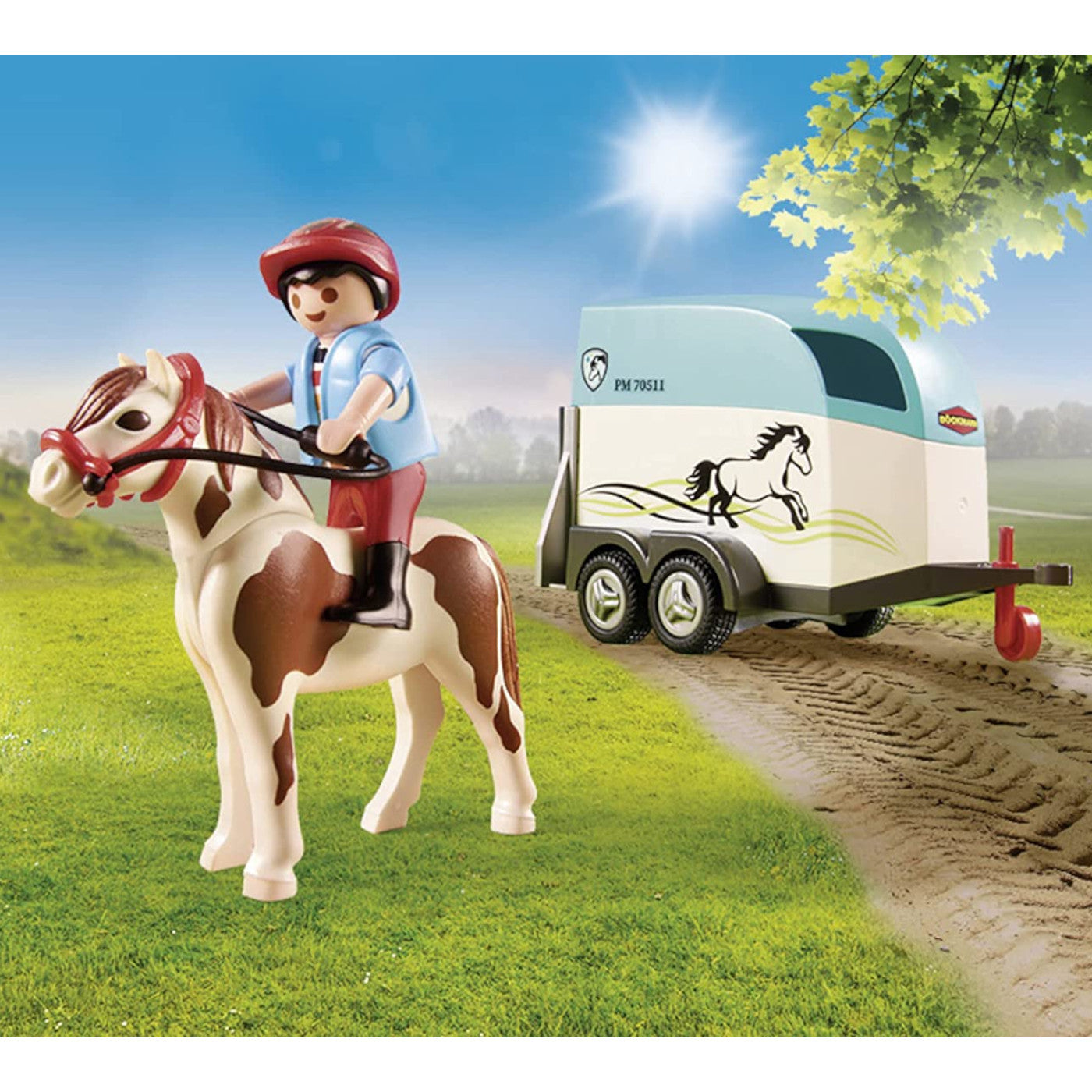 PLAYMOBIL Country Car with Pony Trailer 3