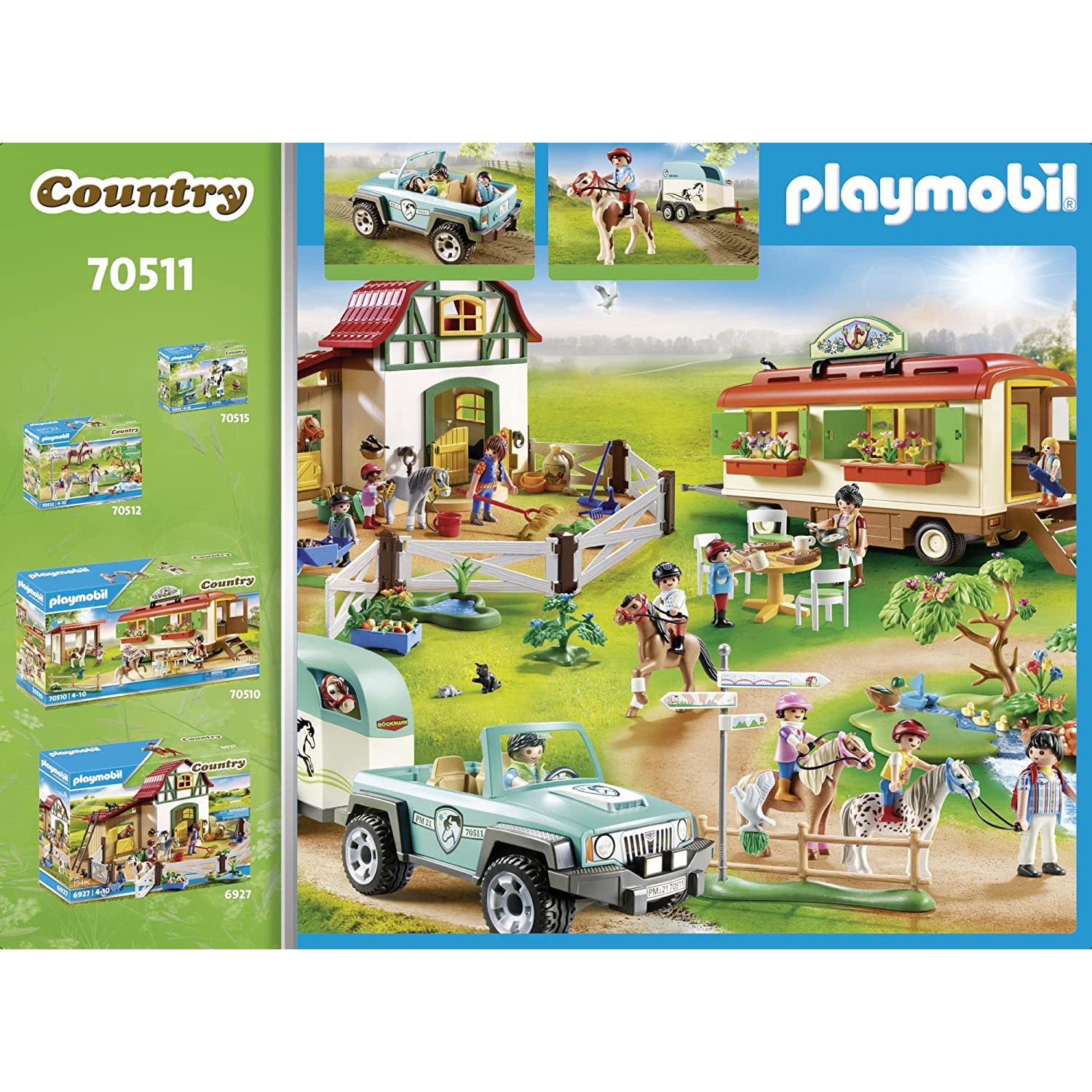 PLAYMOBIL Country Car with Pony Trailer 5