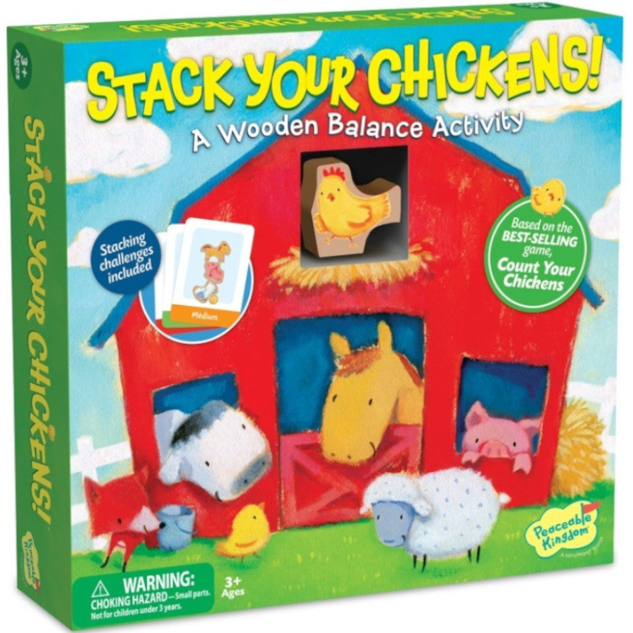 Peaceable Kingdom Stack Your Chickens!