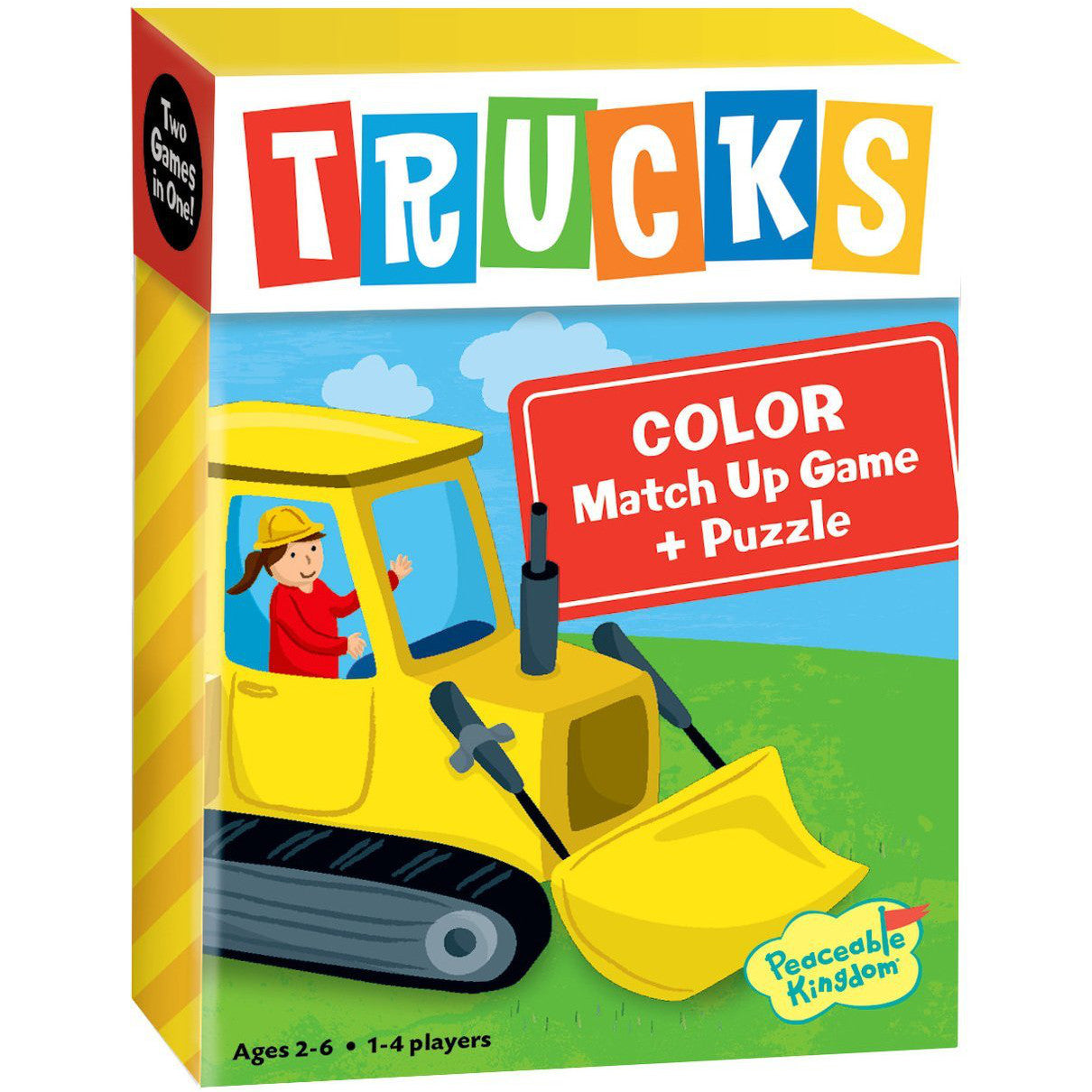 Peaceable Kingdom Trucks Colour Match Up Game
