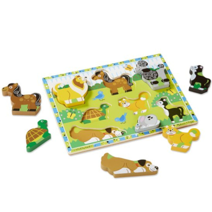 Melissa & Doug Puzzle Chunky Pets Wooden 1