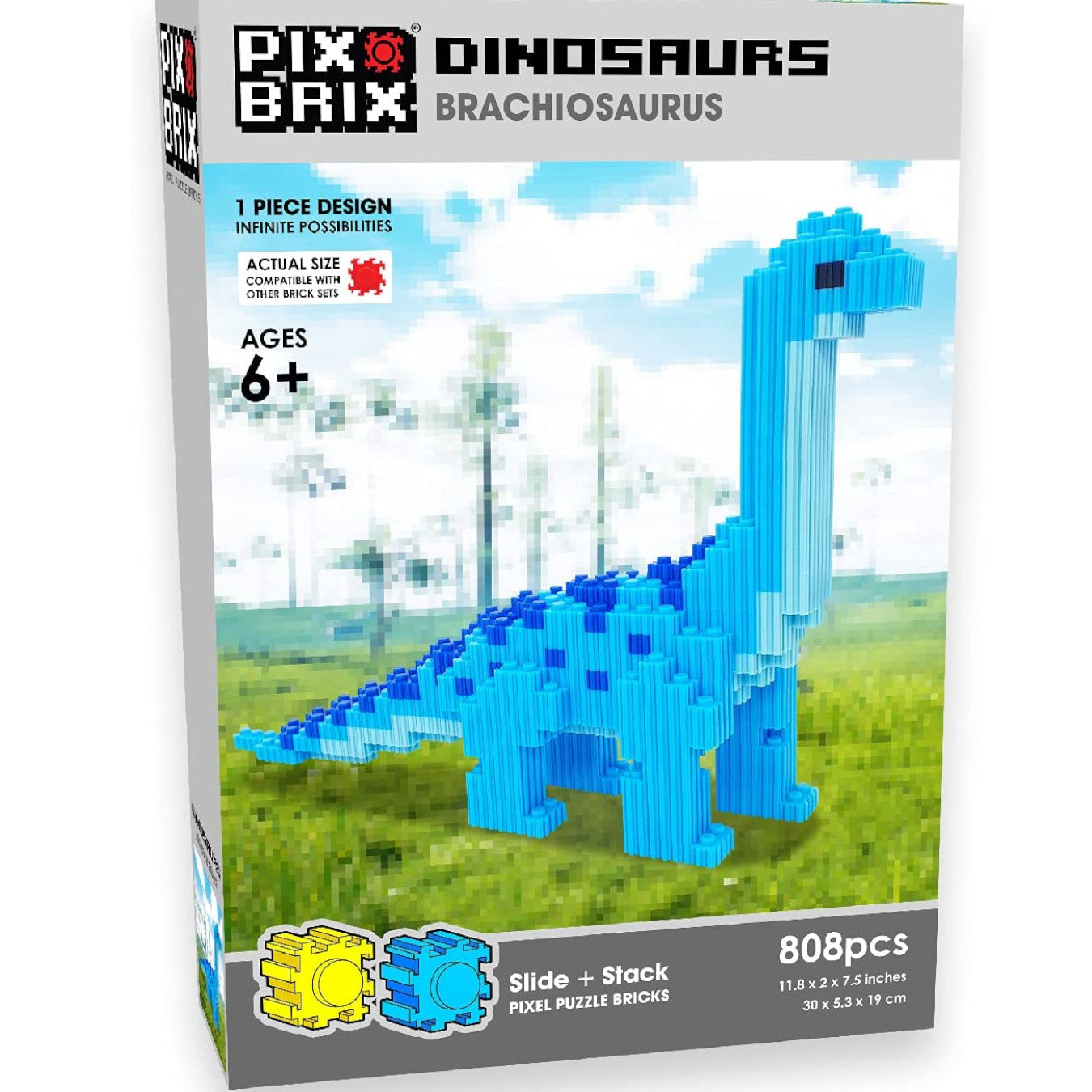 Pix Brix Dinosaur Brachiosaurus 808 pc