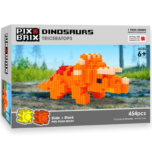 Pix Brix Dinosaur Triceratops 454 pc