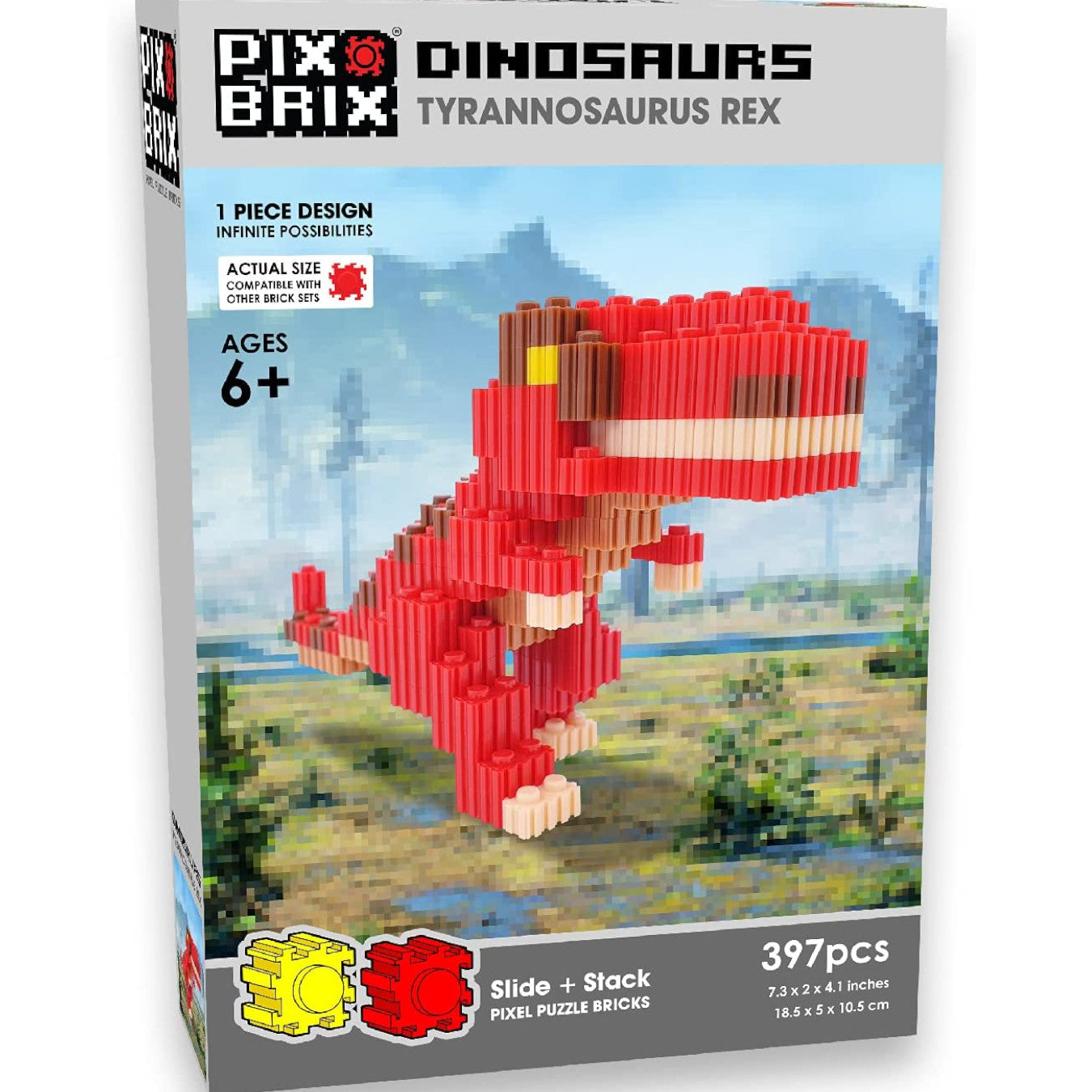 Pix Brix Dinosaur Tyrannosaurus Rex 397pc