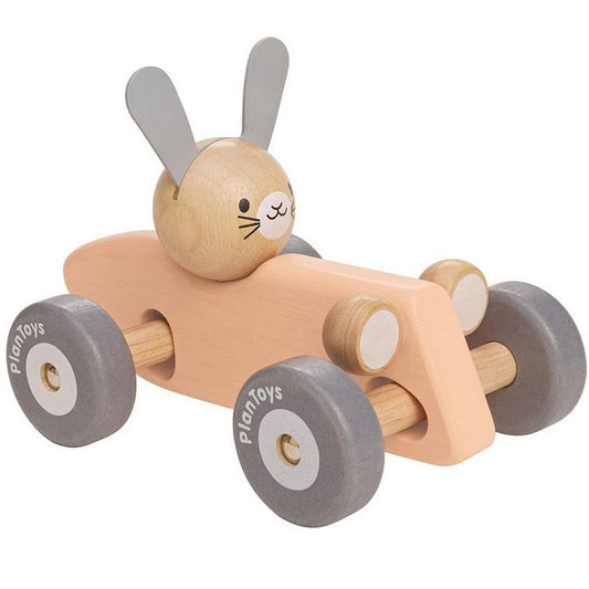 Plan Toys Bunny Racing Car Wooden