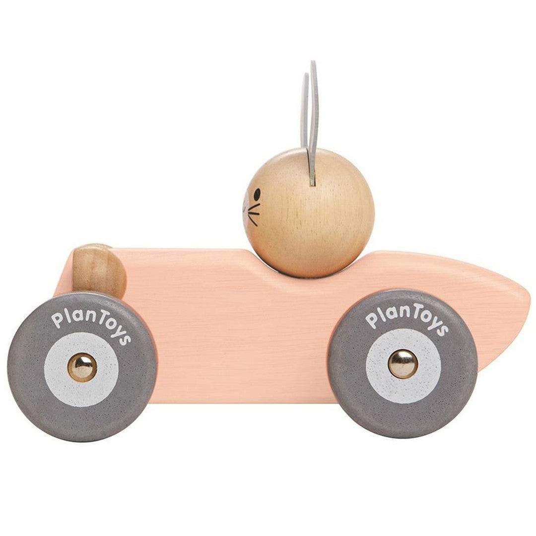 Plan Toys Bunny Racing Car Wooden 2