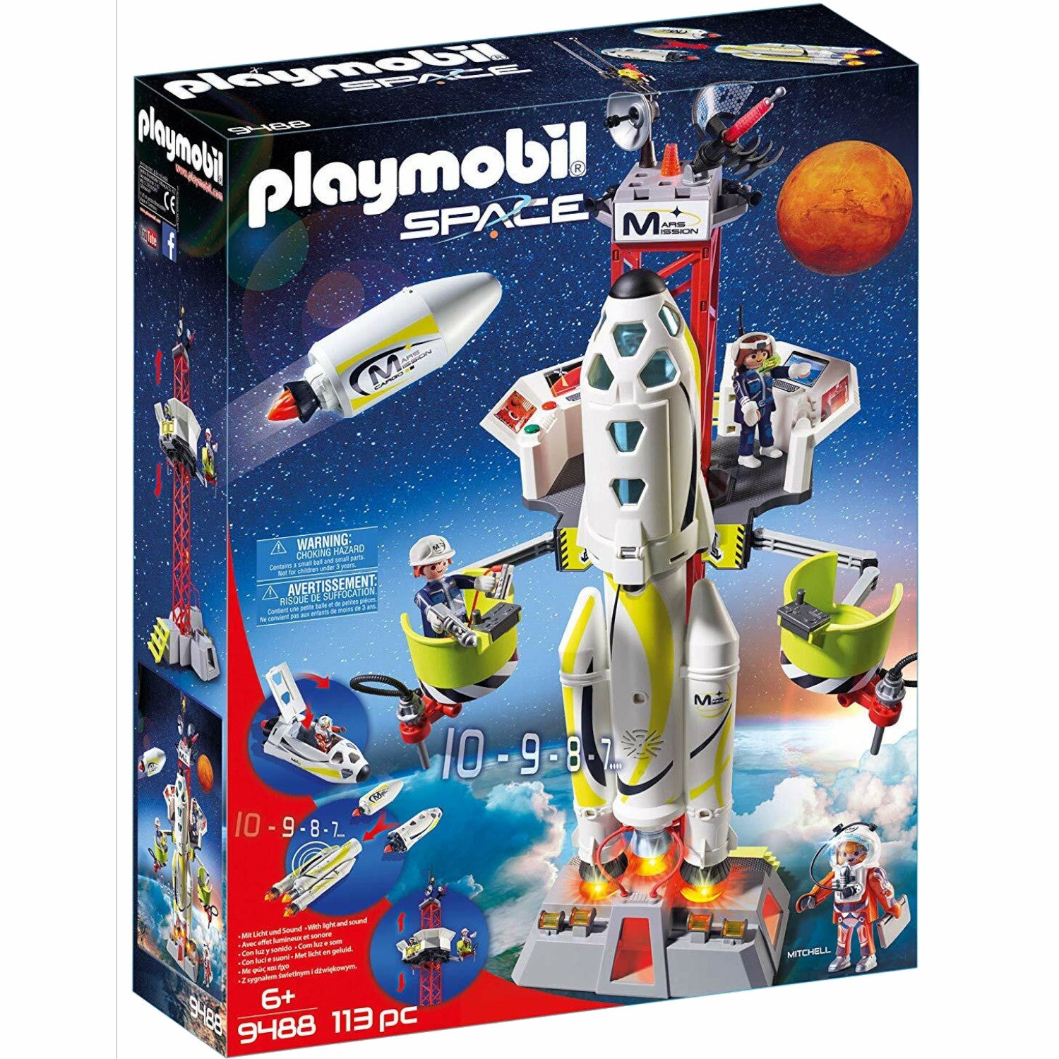 Playmobil Mission Rocket with Launch Site