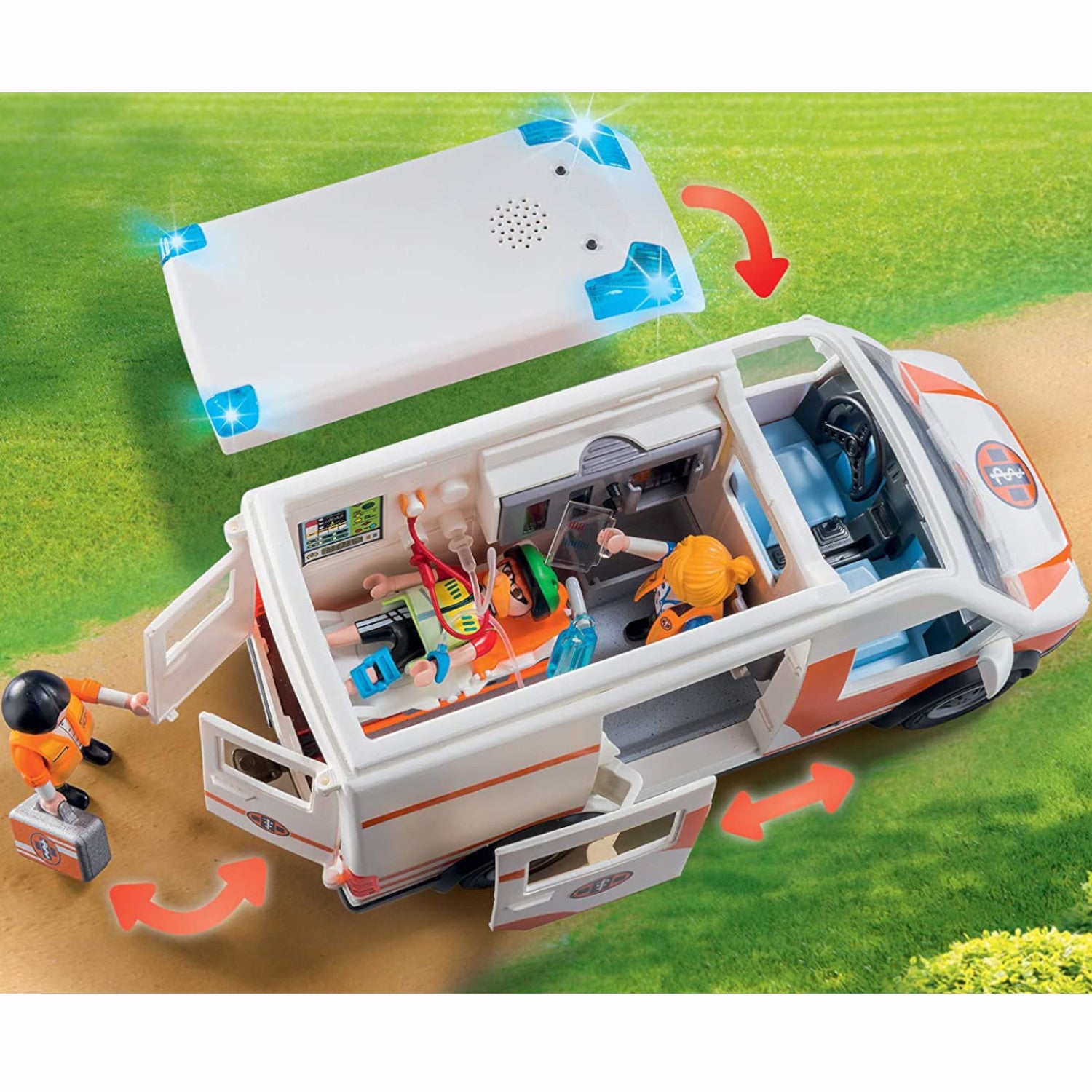 Playmobil Ambulance with Flashing Light 3