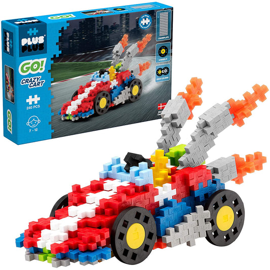 Plus Plus Go Crazy Cart 240pc 1