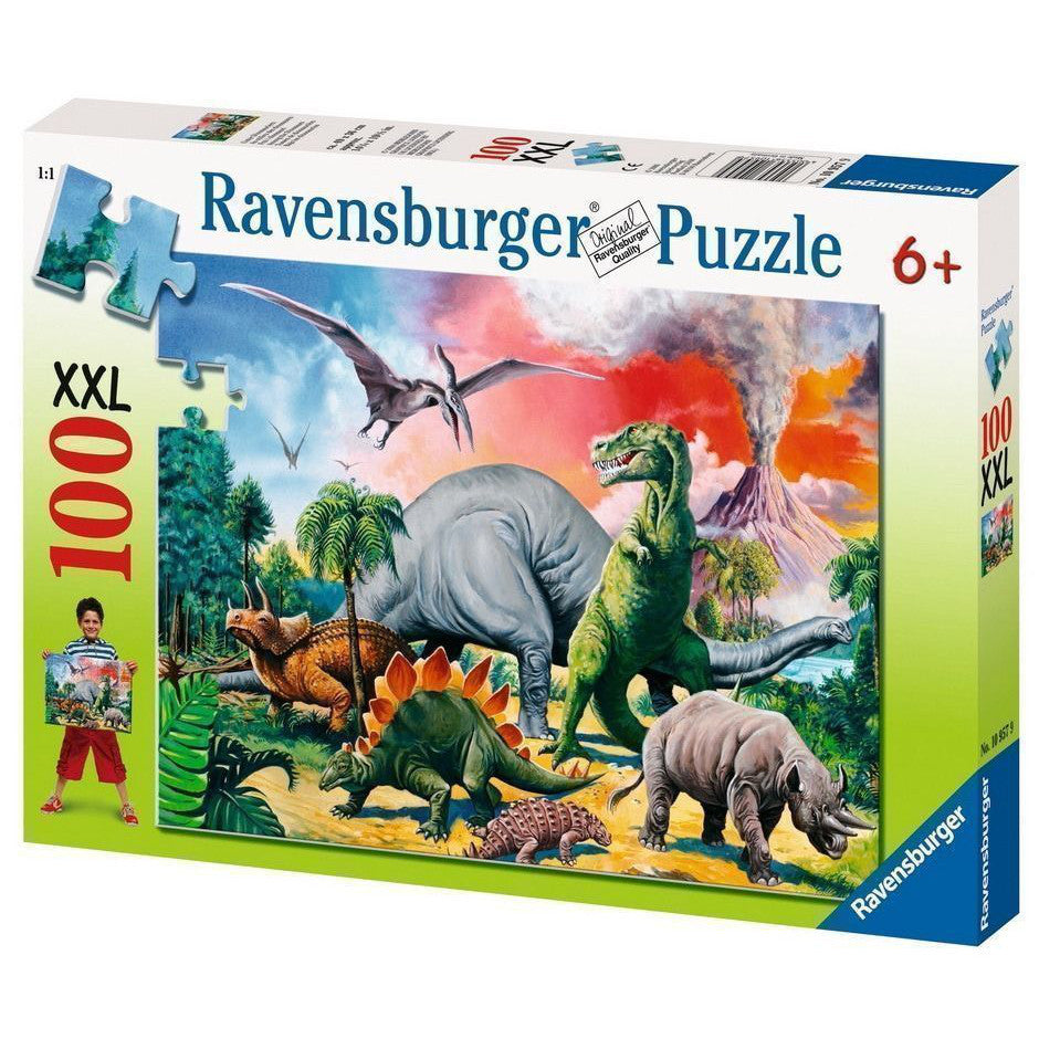 Ravensburger Puzzle Among the Dinosaurs 100pc