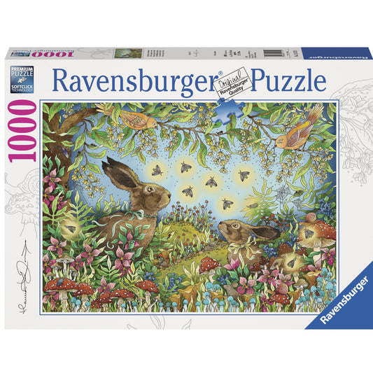 Ravensburger Puzzle Nocturnal Forest Magic Puzzle 1000pc