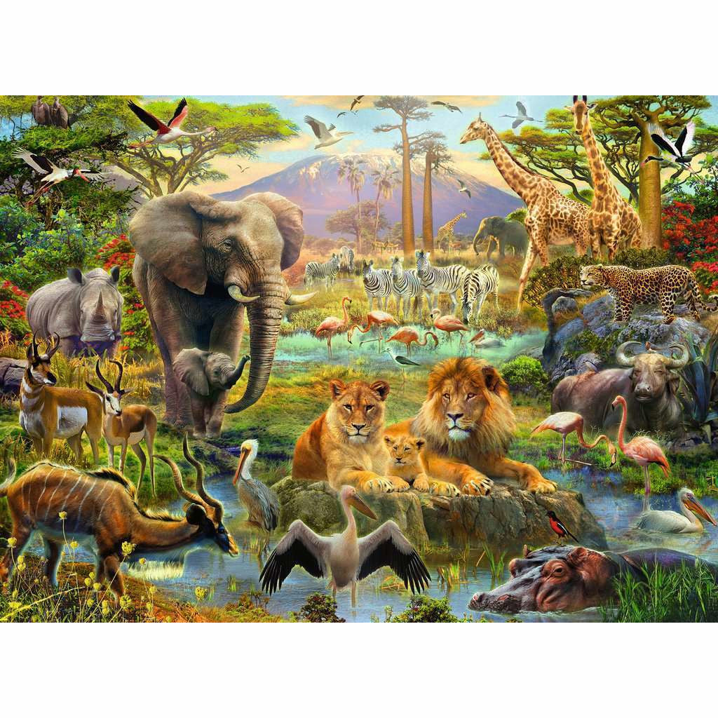 Ravensburger Puzzle Animals of the Savanna 200pc 1