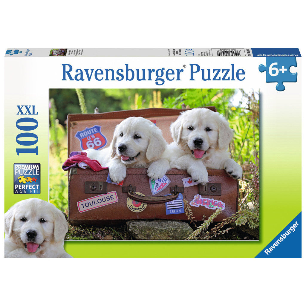 Ravensburger Puzzle Travelling Puppies 100pc