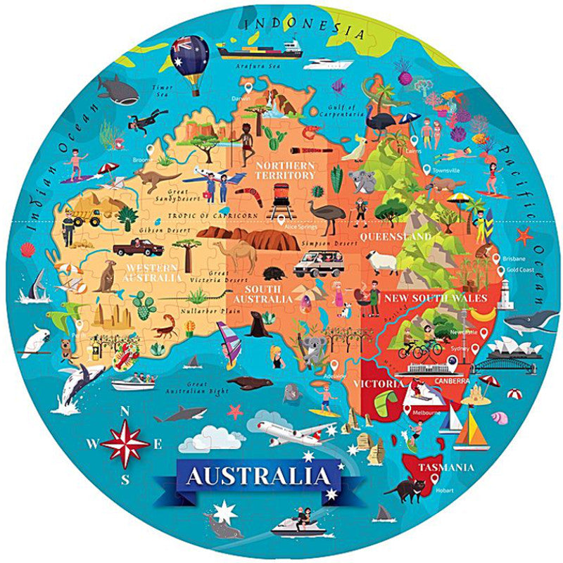 Sassi Puzzle Australia Travel Learn & Explore 210pc 2